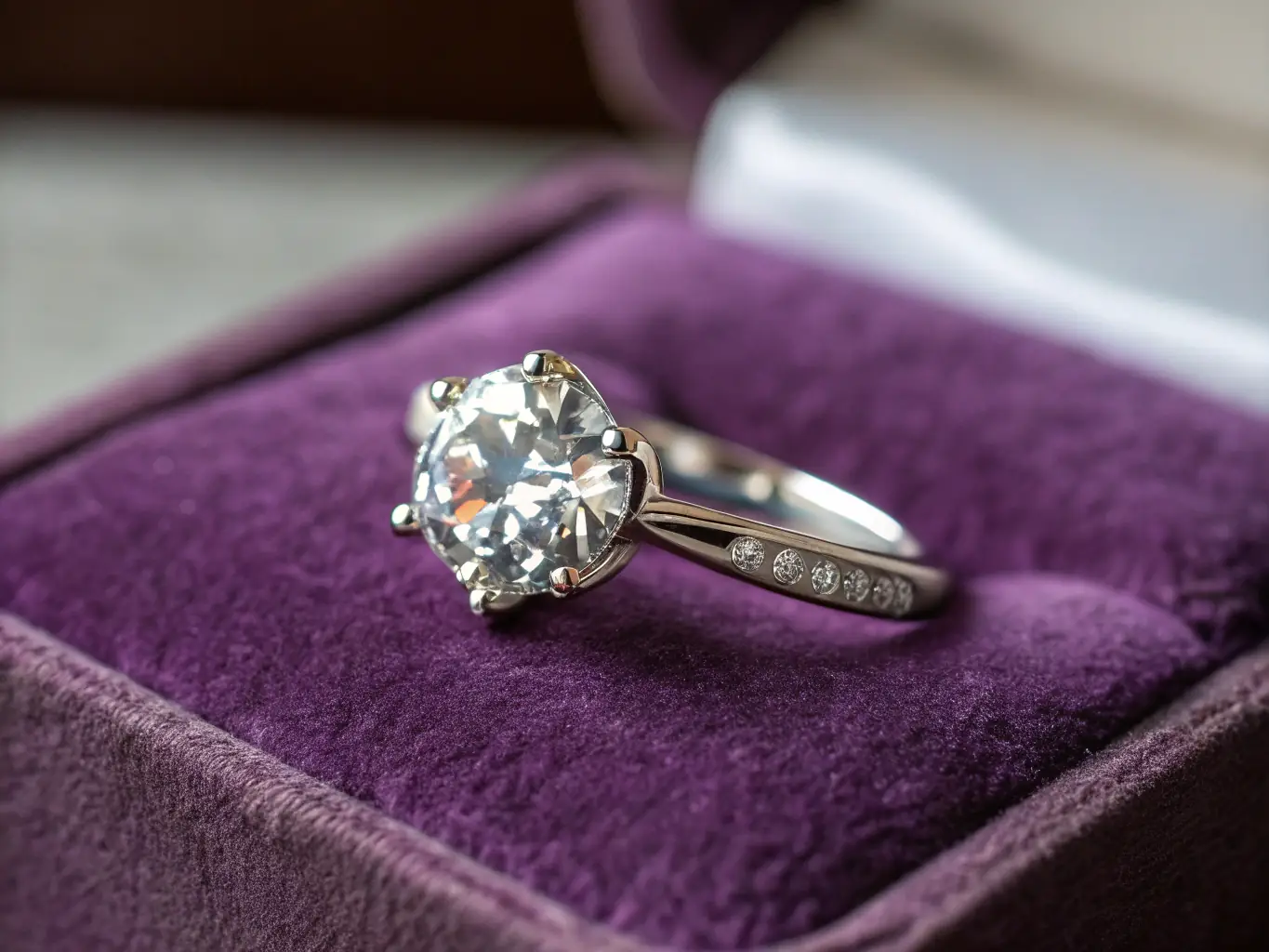 A close-up shot of a vivid pink diamond, expertly cut and reflecting light to showcase its intense color and brilliance, set against a dark, luxurious background.